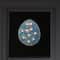 12" Lighted Blue Easter Egg Window Silhouette Decoration